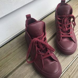 All Star Converse Shoes- Garnet